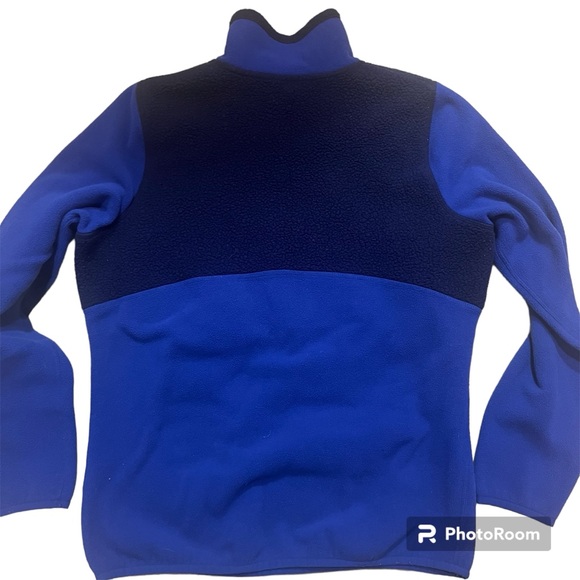 L.L. Bean colorblock fleece 1/4 zip long sleeve jacket top women size small - Picture 2 of 5